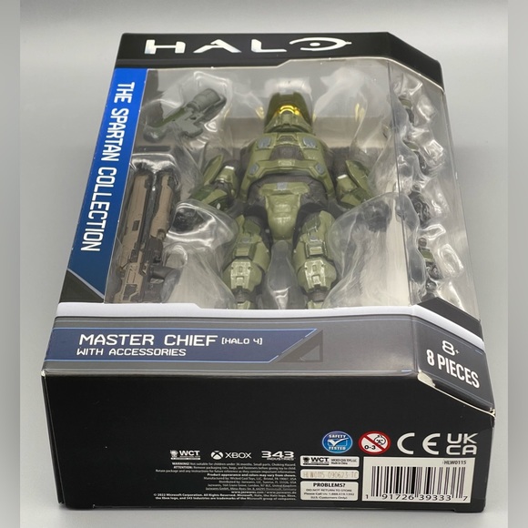 Halo The Spartan Collection Master Chief Halo 4 Series 6 With Accessories - Picture 4 of 4